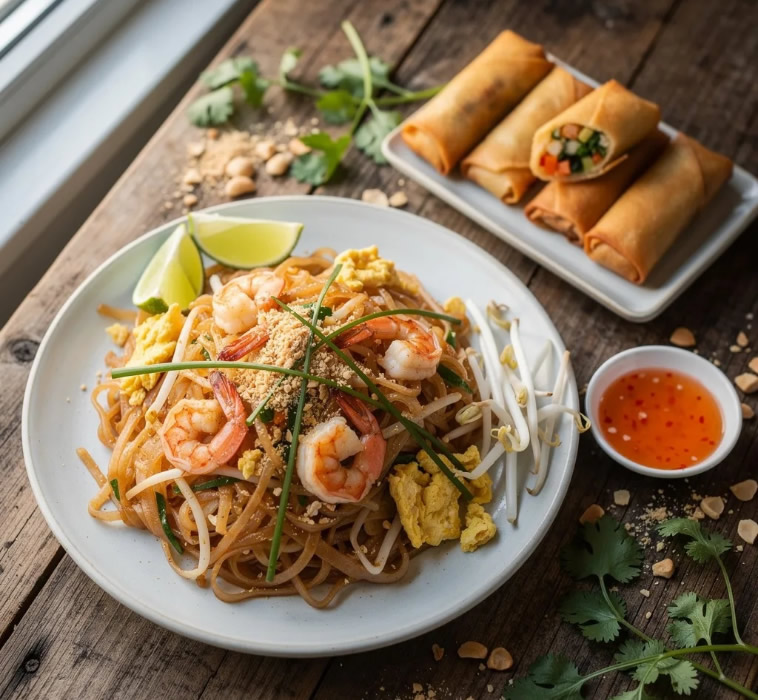 pad thai cooking party for adults