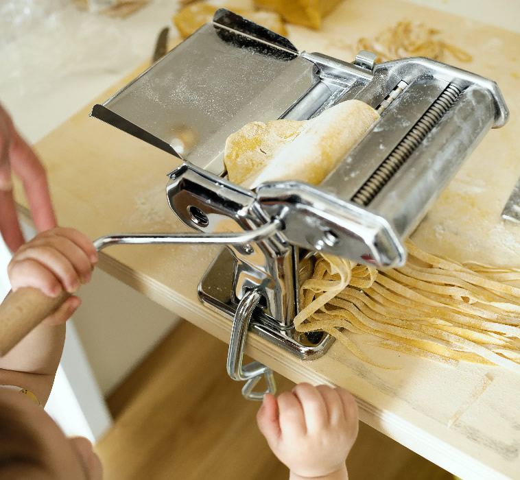 pasta cooking party for kids